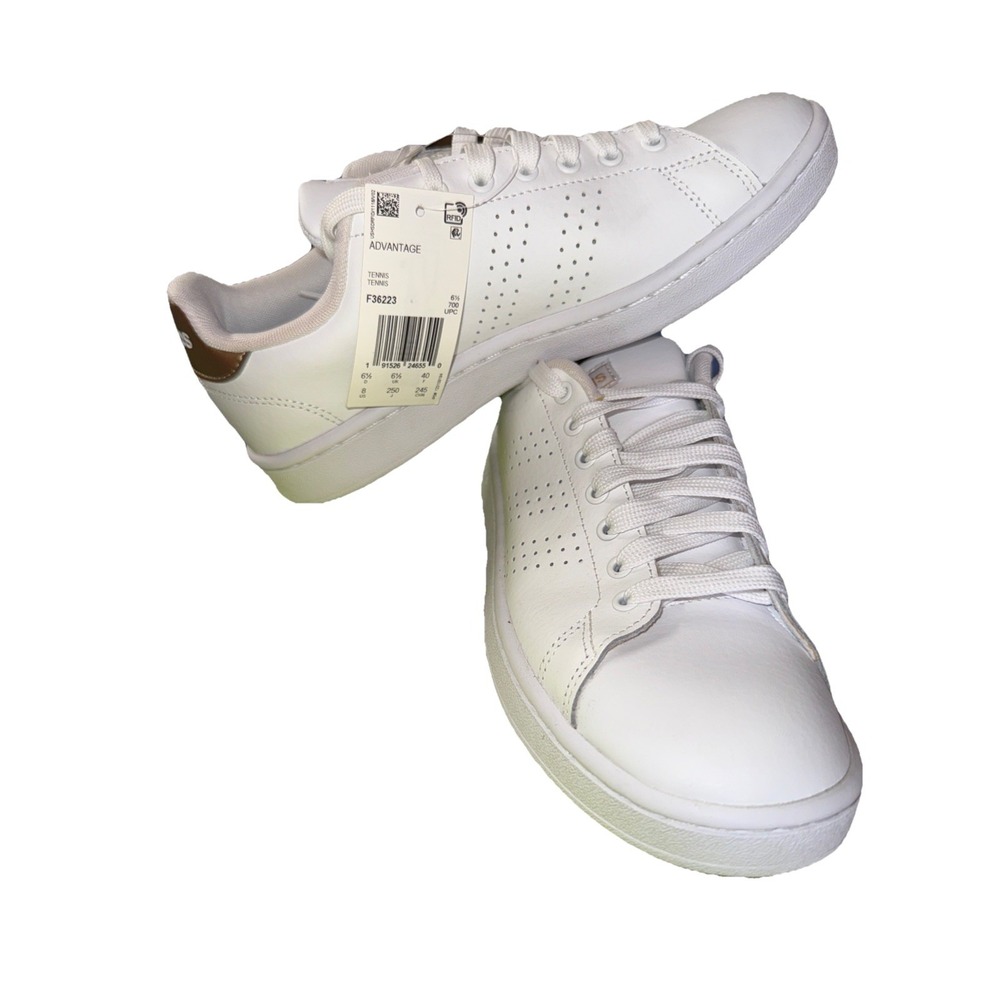 Adidas Women's Advantage Tennis Sneaker, White Size‎ 8
